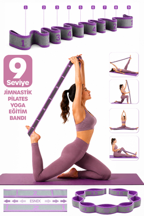 Telvesse Profesyonel Jimnastik Eğitim Pilates Yoga Egzersiz Esneme Gergi Last...
