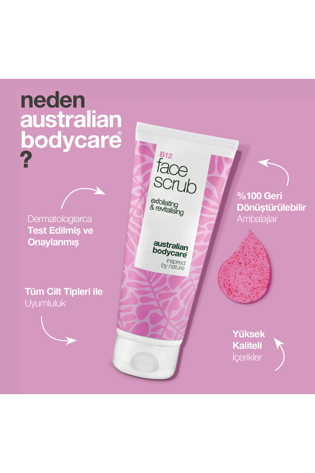 B12 Face Scrub - Yüz Peelingi - 100ml — 532499 — تصویر 5 از 8