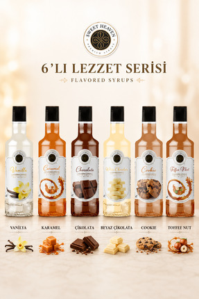 sweet heaven 6'lı Kahve Şurubu 110mlx 6adet - Bestseller ( 660ml )