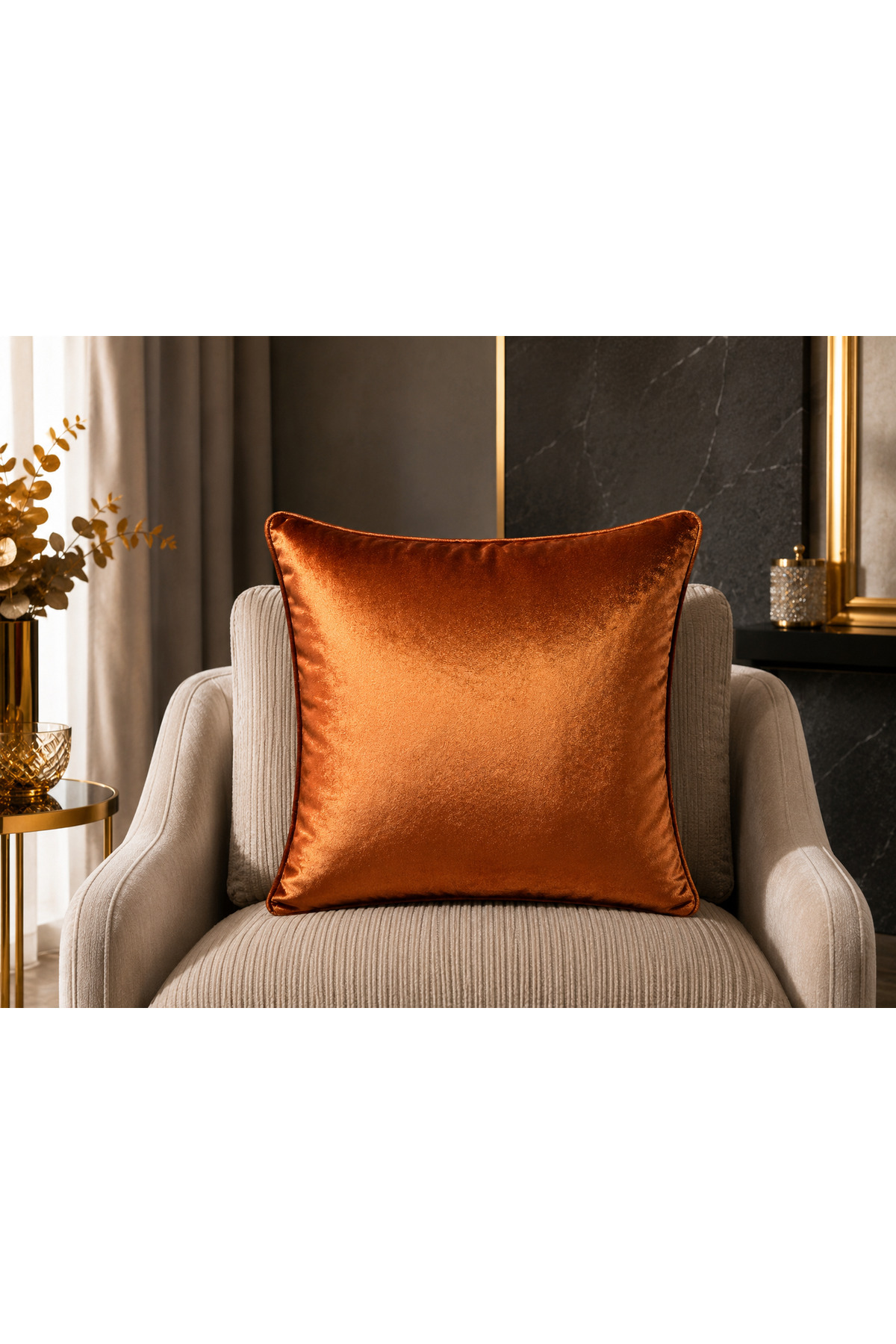 Exclusive Imported Atlas Tile Color Cushion Pouch 43x43cm