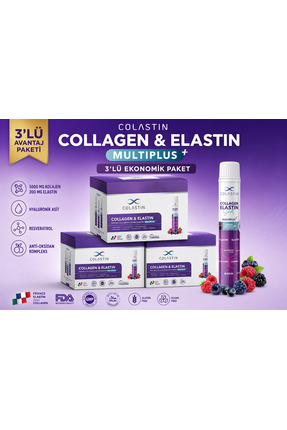 Colastin MultiPlus Kolajen ve Elastin X3