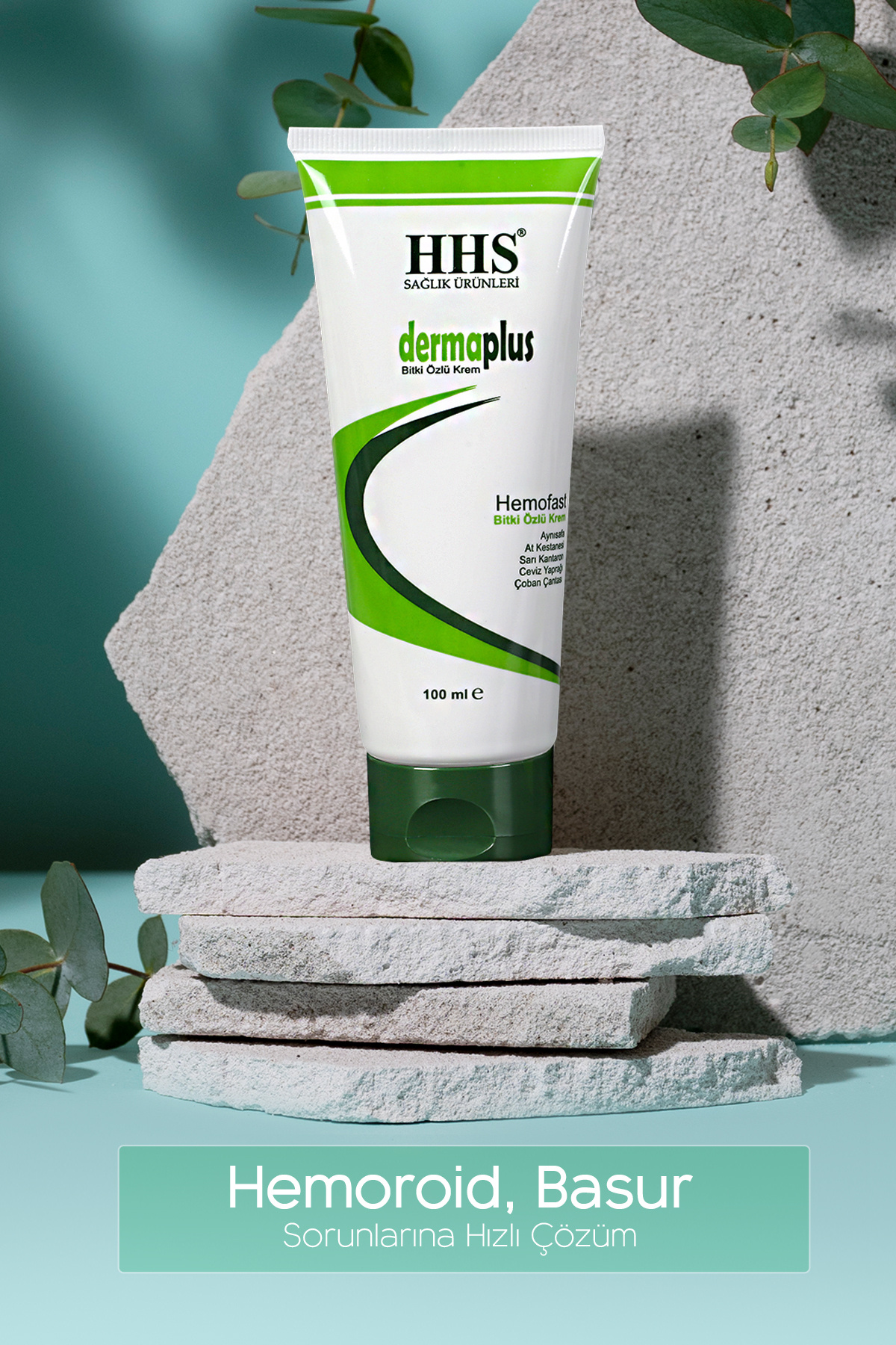 Dermaplus H.emoroid - B.asur HEMOFAST Krem – 100 ml | Çatlak Şişlik Ağrı Onarıcı — 8698619070075 — تصویر 6 از 6
