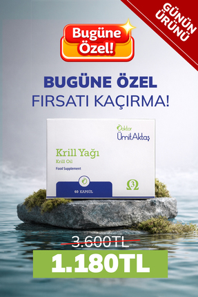 Dr. Ümit Aktaş Krill Yağı - 500mg - Kolin Ve Astaksantin Içeren Hava Sızdırma...