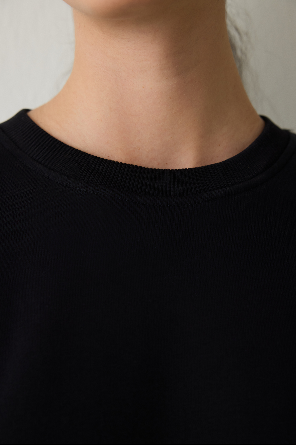 Penti  Siyah Bisiklet Yaka Oversize Spor Sweatshirt - Görsel 3