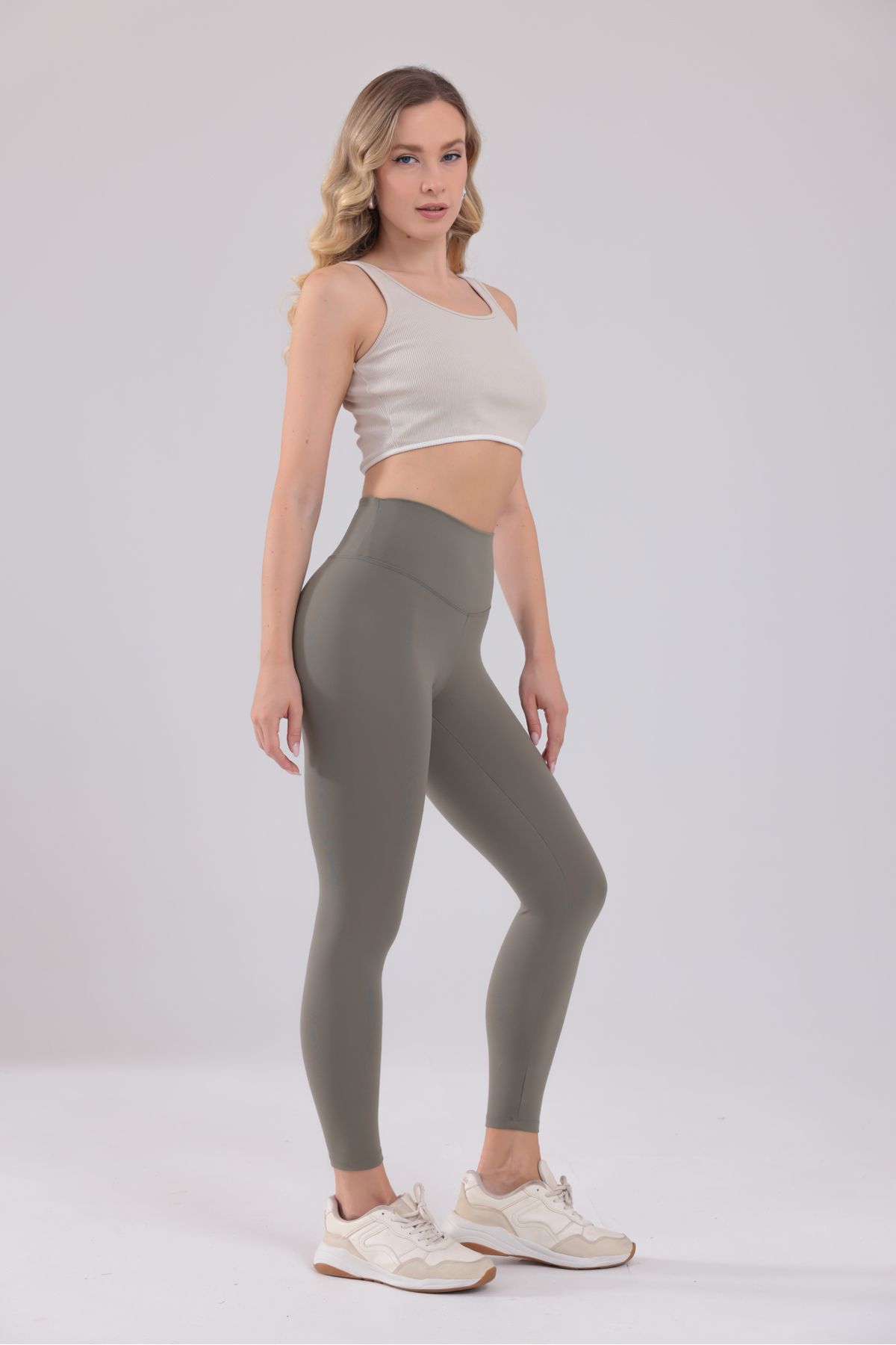 Bled Premium, 4 Mevsim ,yüksek Bel Toparlayıcı Yoga-günlük-spor Ultra Soft Ve Esnek Kadın Tayt görsel 4