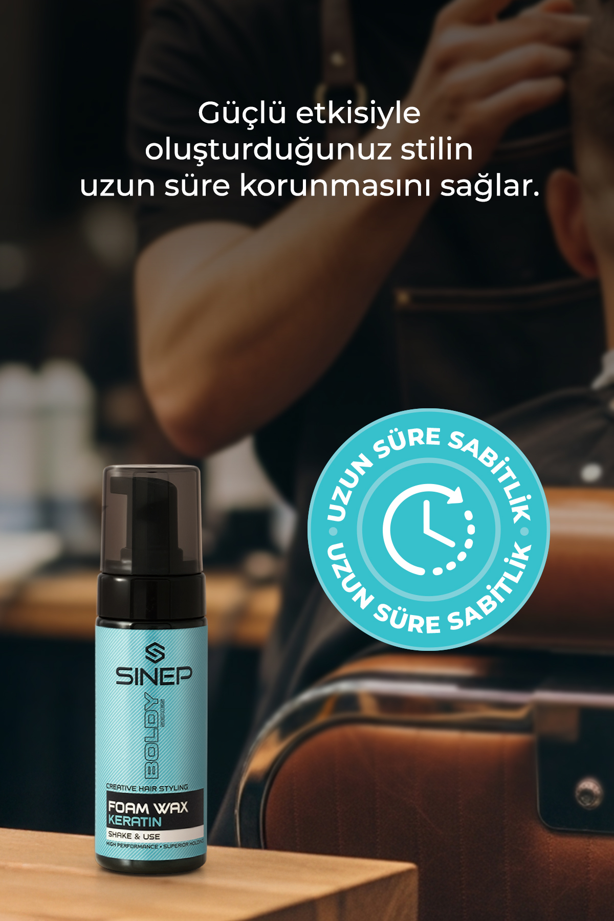 FOAM WAX 150 ML KERATIN — SINEPWAX — تصویر 4 از 5