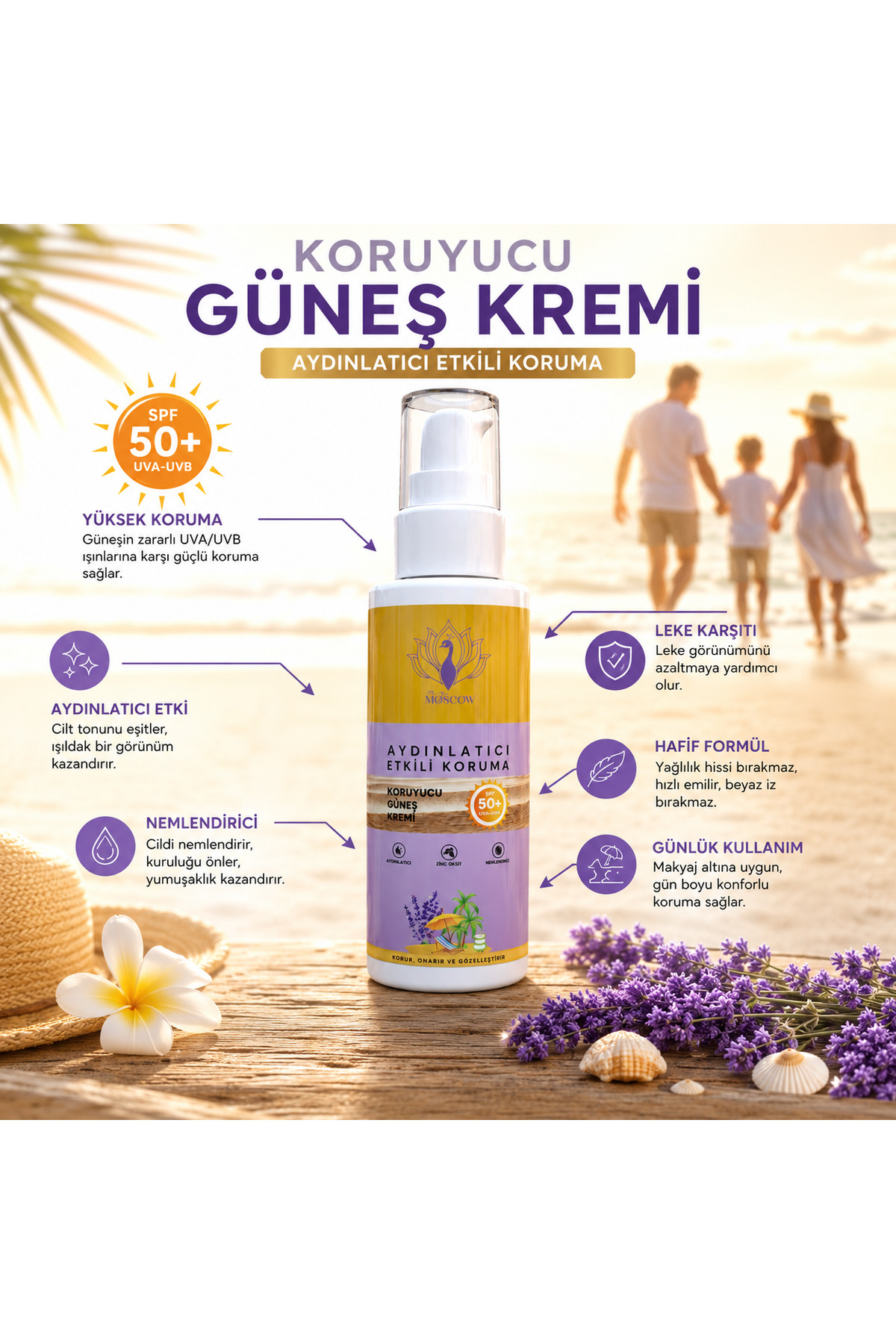 GÜNEŞ KREMİ AYDINLATICI ETKİLİ — MYM202501 — تصویر 3 از 6