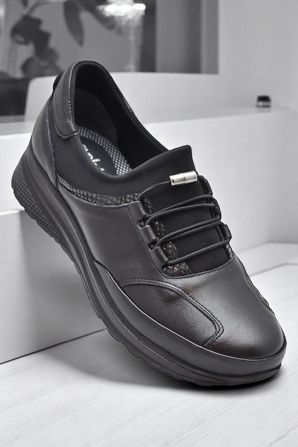 2000 Full Orthopedic Lightweight Fill Sole Casual Genuine Leather Women's Shoes Mother Shoes