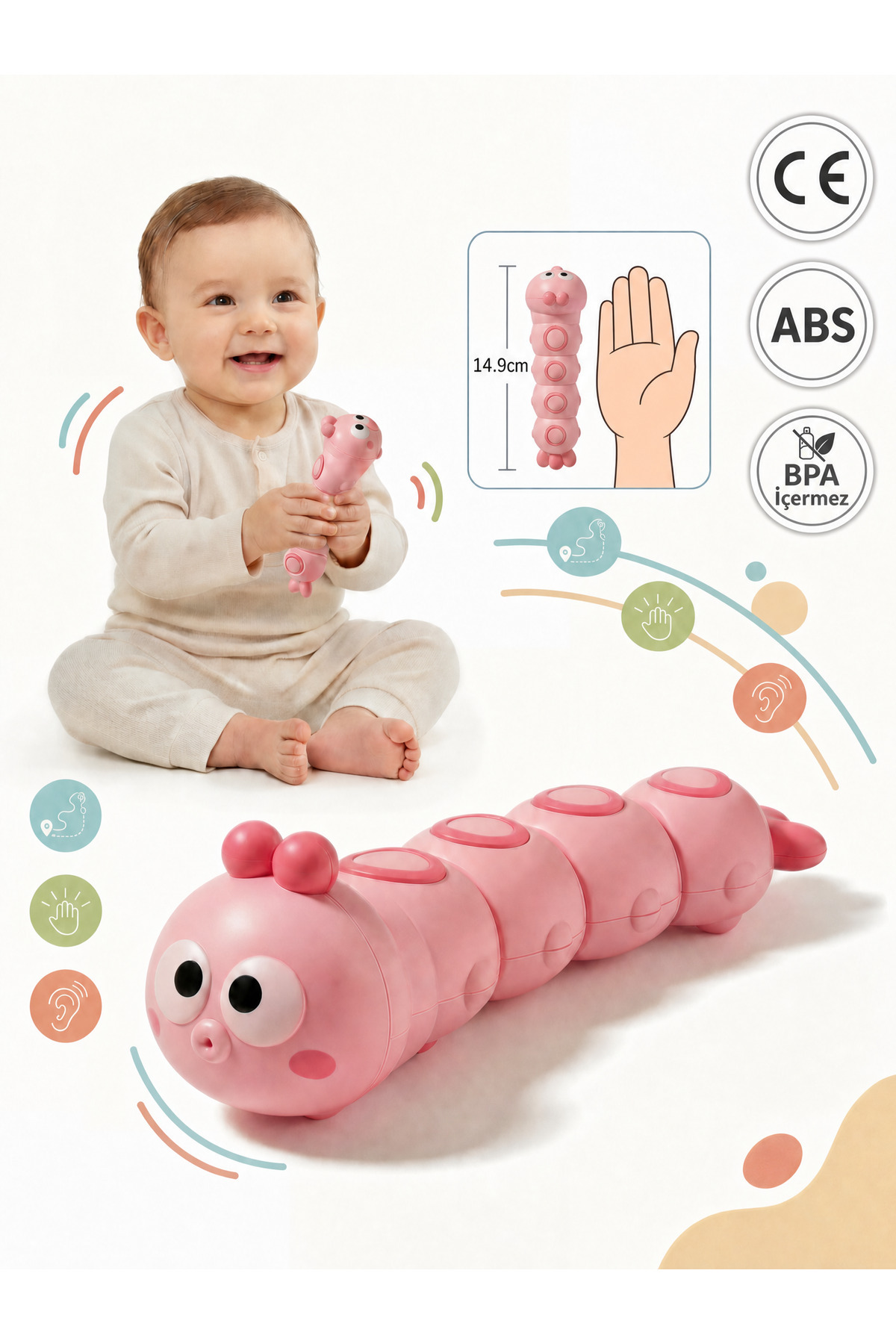 Multiple Caterpillar Party Toys, Sensory Toys, Parent-Child Interactive Gifts