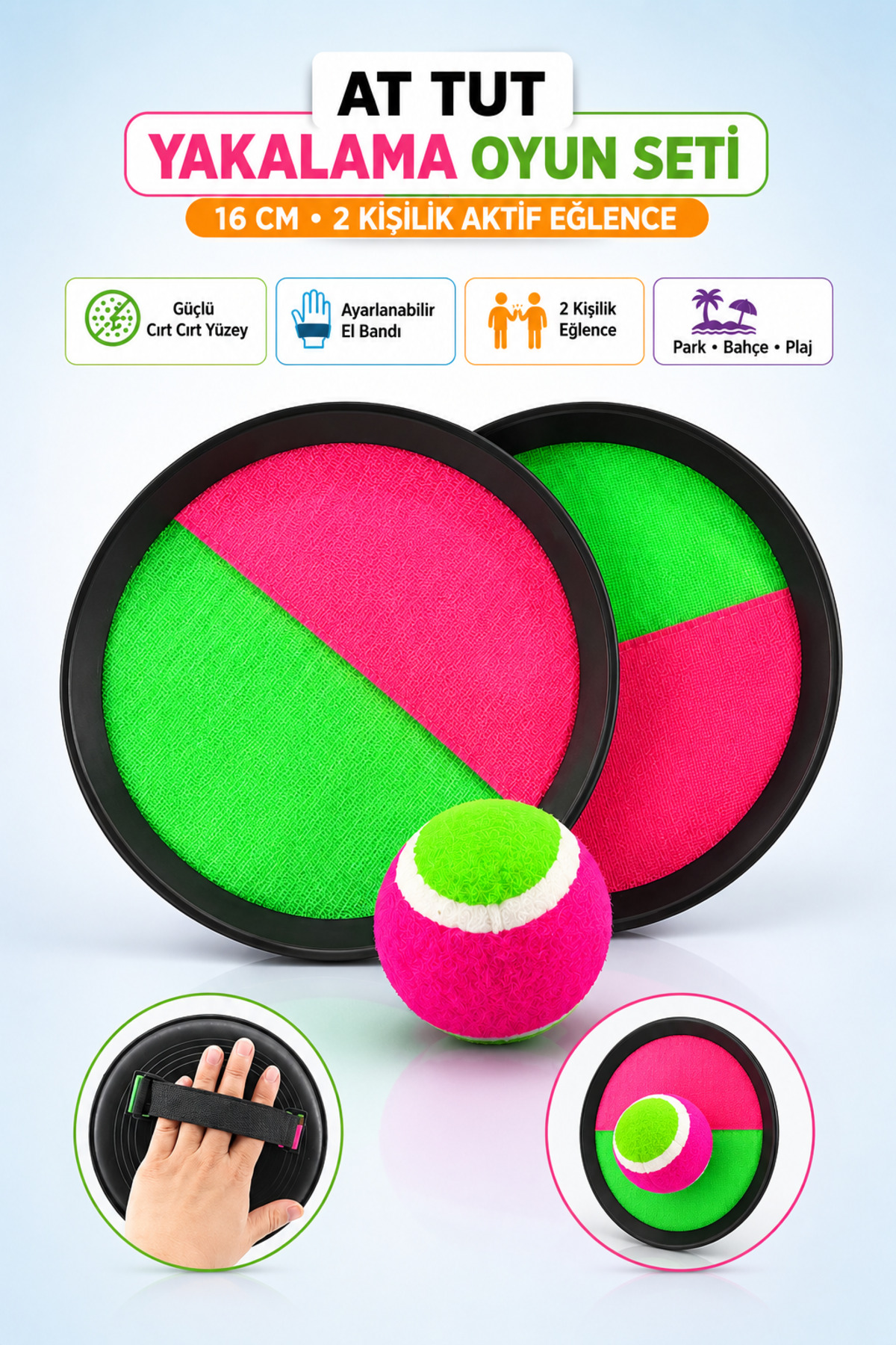 Grab A Horse With Sticky Velcro Catch Playset - Grab A Horse Game Catch A Ball Fun Toy Net Set