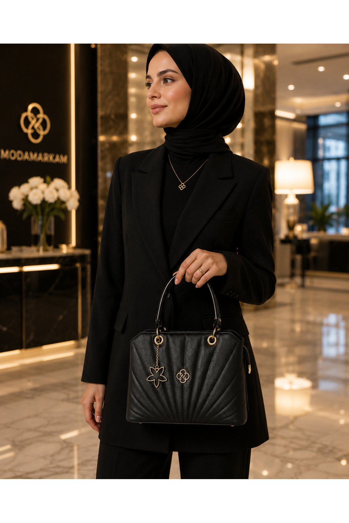 MODAMARKM MODERN KADIN 4 PARÇADAN OLUŞAN ÇANTA KOMBİNİ, ŞIK, GÜNLÜK, HEDİYELİK, ÇOKLU OMUZ ÇANTASI SETİ görsel 7
