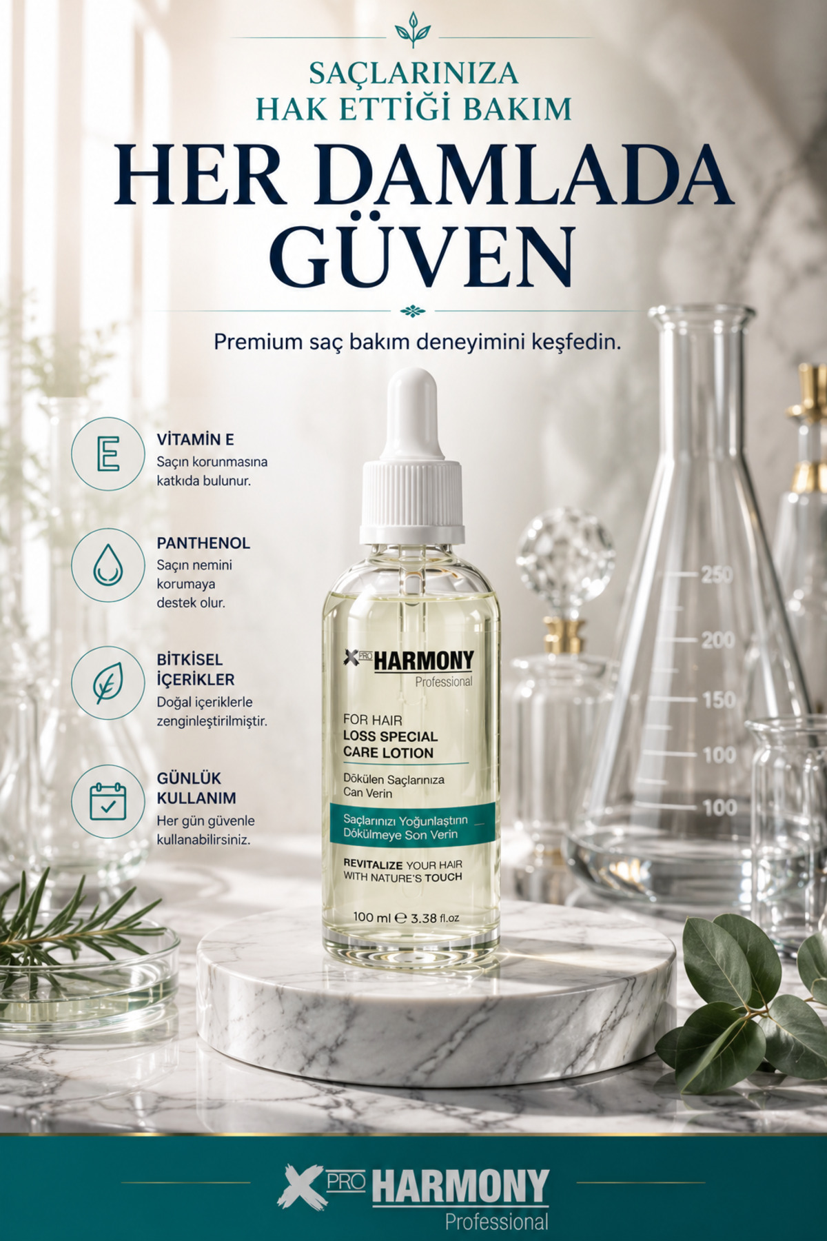 لوسیون مراقبت ویژه ریزش مو، سرم منتول، ۱۰۰ میلی لیتر — XPH-8682887911772 — تصویر 8 از 8