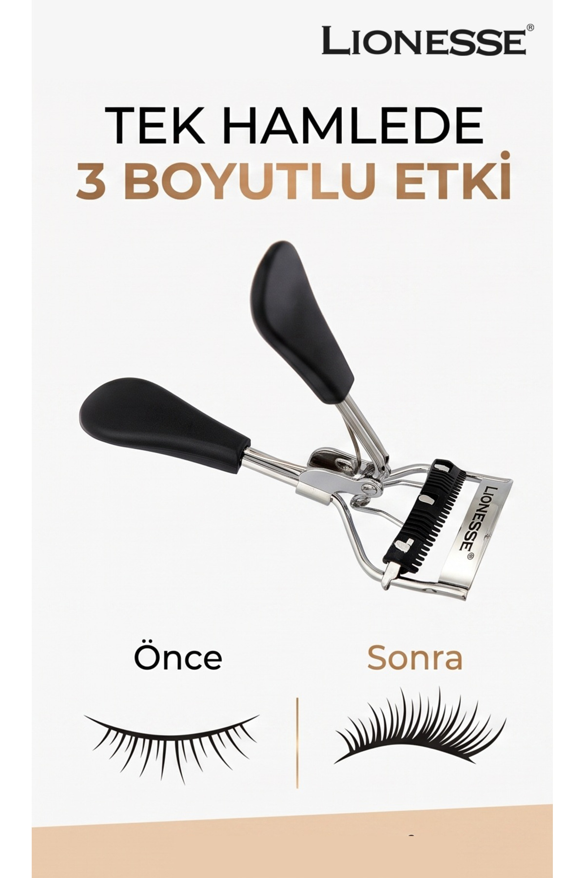 Üç Boyutlu Kirpik Kıvırıcı 814 - Profesyonel Kirpik Ayırma - Lifting Etkisi — مشکی — تصویر 3 از 4