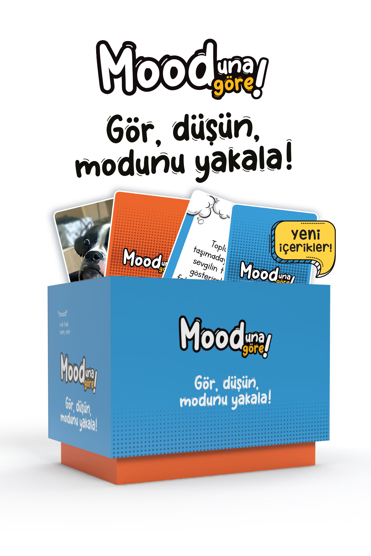Zigzag Mooduna Göre - Komik Mood Oyunu | Arkadaş & Aile İçin Kutu Oyunu | Kart Oyunu | 216 Kart