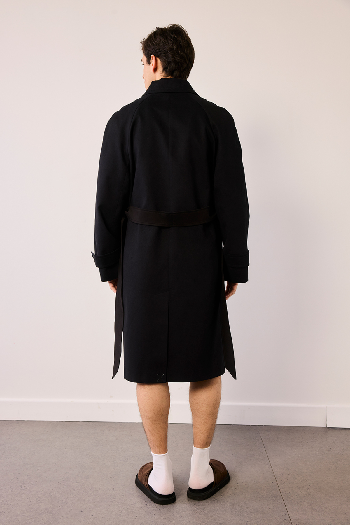 Beyyoglu Oversize Vintage Gabardin Trençkot görsel 2