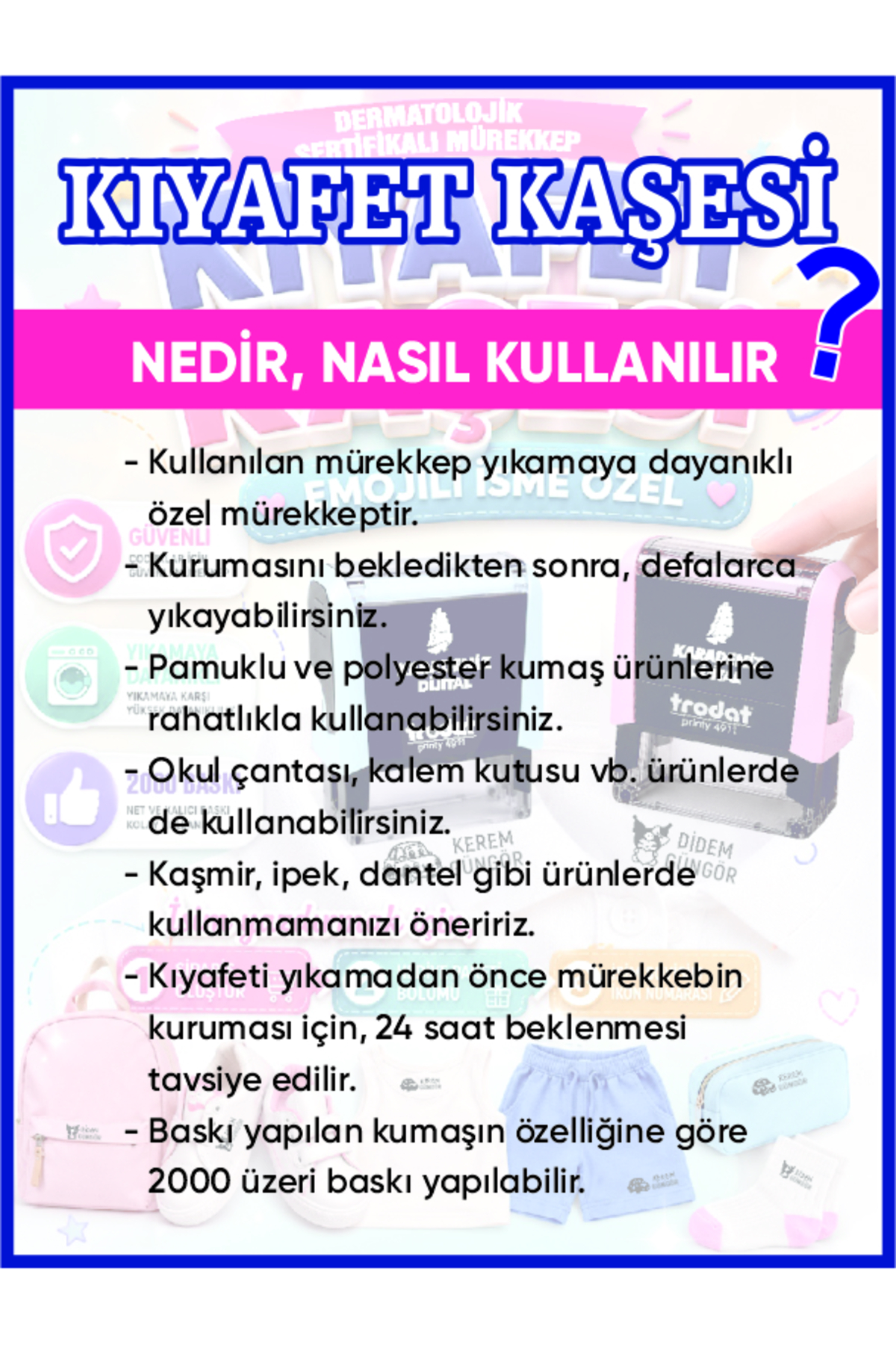 کاشی لباس دانش‌آموزی برای مدارس و مهدکودک‌ها