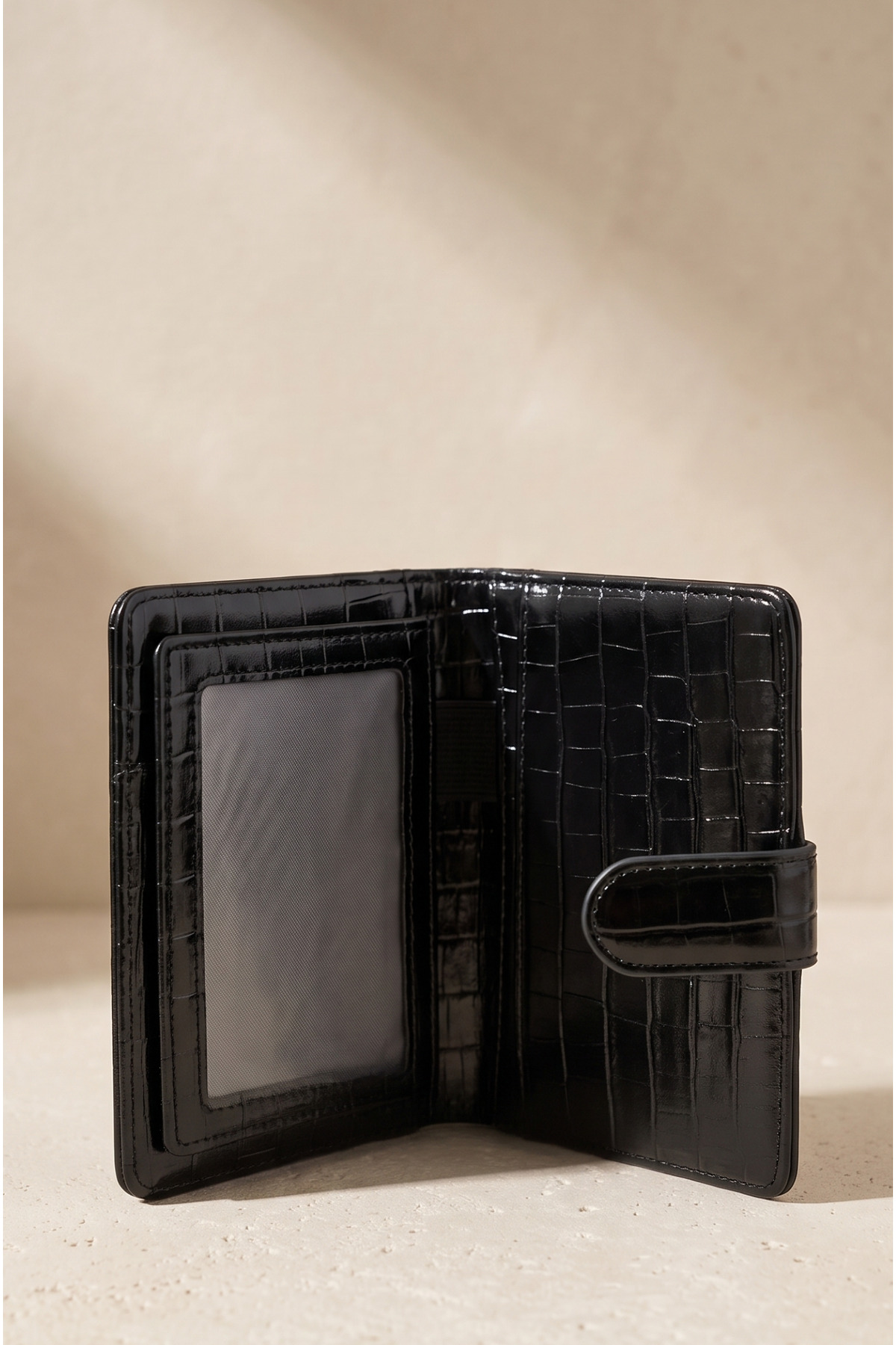 Mazel Design 763 Krokodil Desenli Pasaport Kılıfı, Ruhsat Kılıfı, RFID korumalı görsel 3