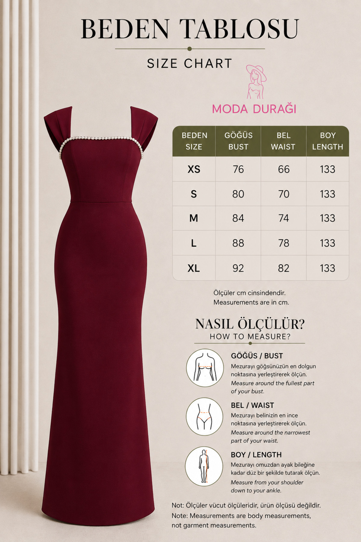 MODA DURAĞI inci detaylı midi abiye mezuniyet elbisesi görsel 5