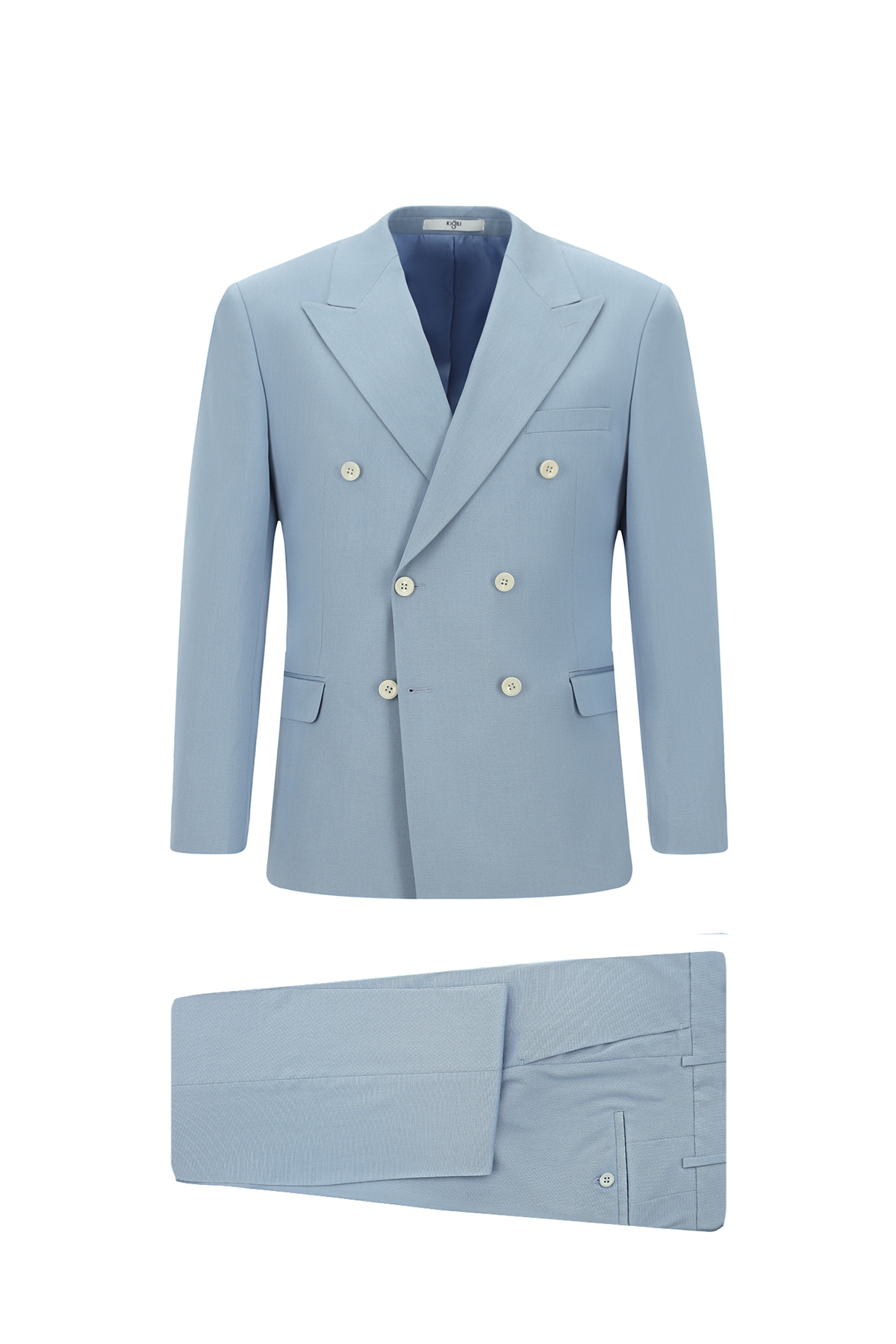 Kiğılı 7 Drop Slim Fit Slim Fit Cotton Piece Lyocell Double-Breasted Suit