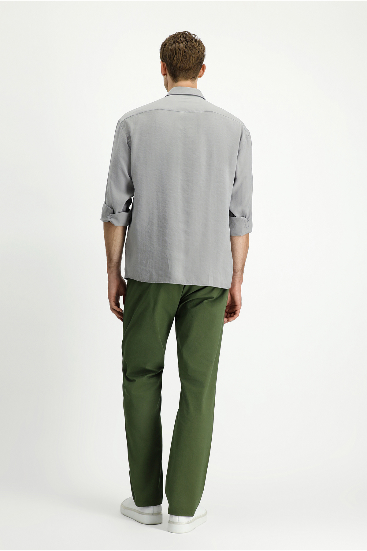 Kiğılı Relaxed Fit Rahat Kesim Likralı Kanvas / Chino Pantolon görsel 5