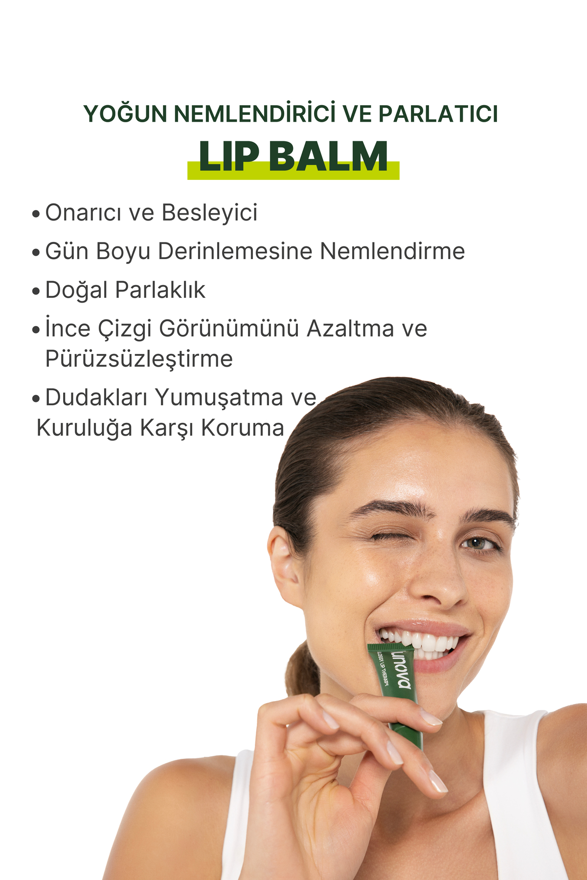 Yoğun Nemlendirici Bariyer Güçlendirici Cilt Bakım Seti | Peptit Serum - Krem - Lip Balm İçeren Set — KİT.LNV01 — تصویر 6 از 8