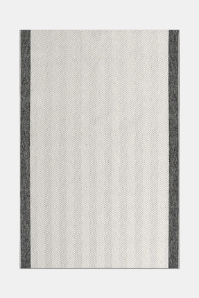 aren.HALI Gorno Modern Krem ve Antrasit Polipolyester Sisal Halı
