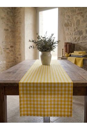 Hieve Pötikare Runner Leke Tutmaz Kumaş 40 X 140 Cm