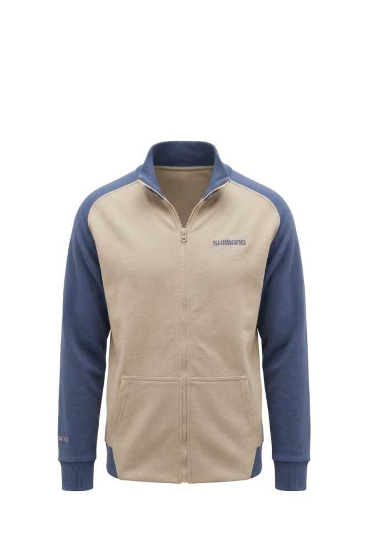 Shimano Zipper Sweatshirt 1 Beige/Indigo