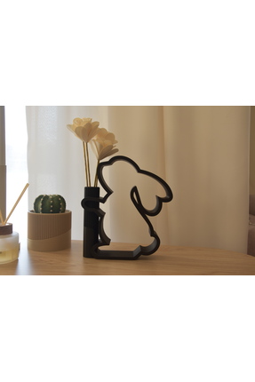 3D Bunny vase tavşanlı vazo