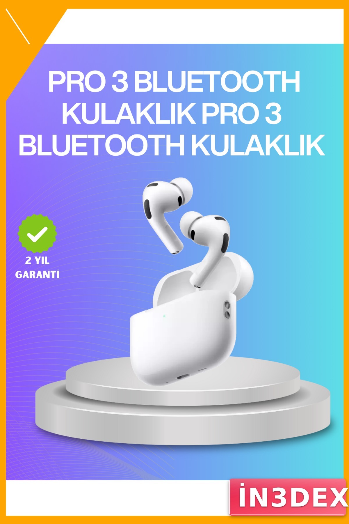 Kablosuz Bluetooth Kulaklık Aktif Gürültü Engelleyici Şarj Kutulu 24 Saat Pil