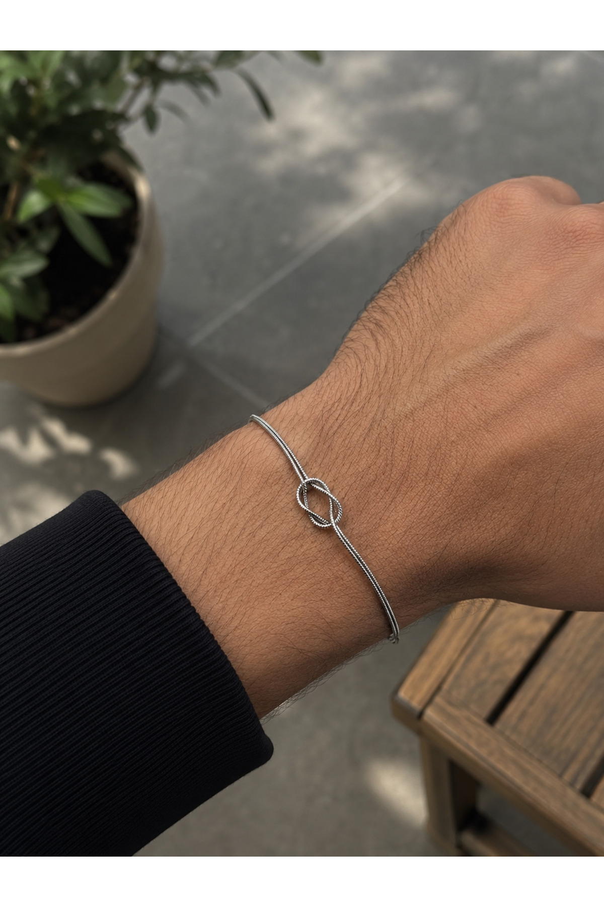 Silver Düğüm Aşk Bileklik
