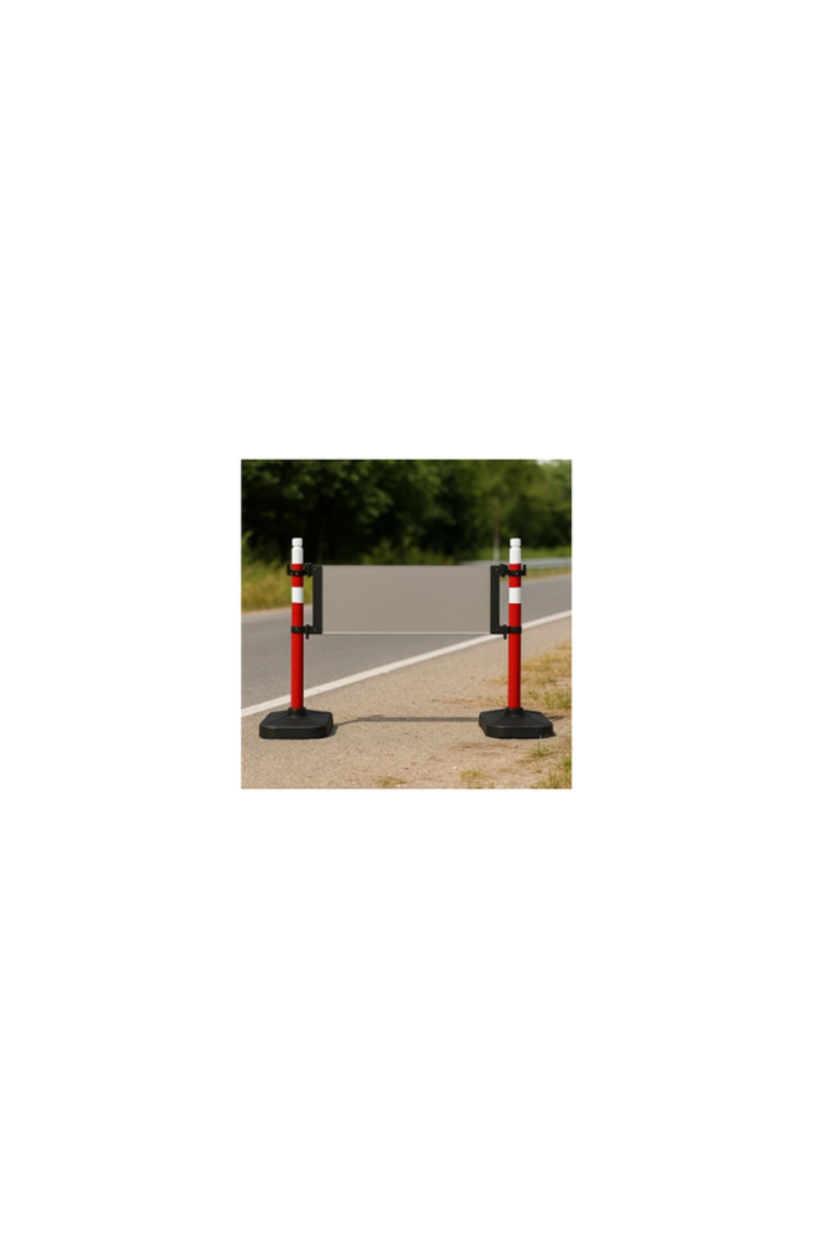 ZT3263 Da Dikdörtgen Ağırlıklı Ø63 Dikme Panel Levhalı | 90×31,5 cm