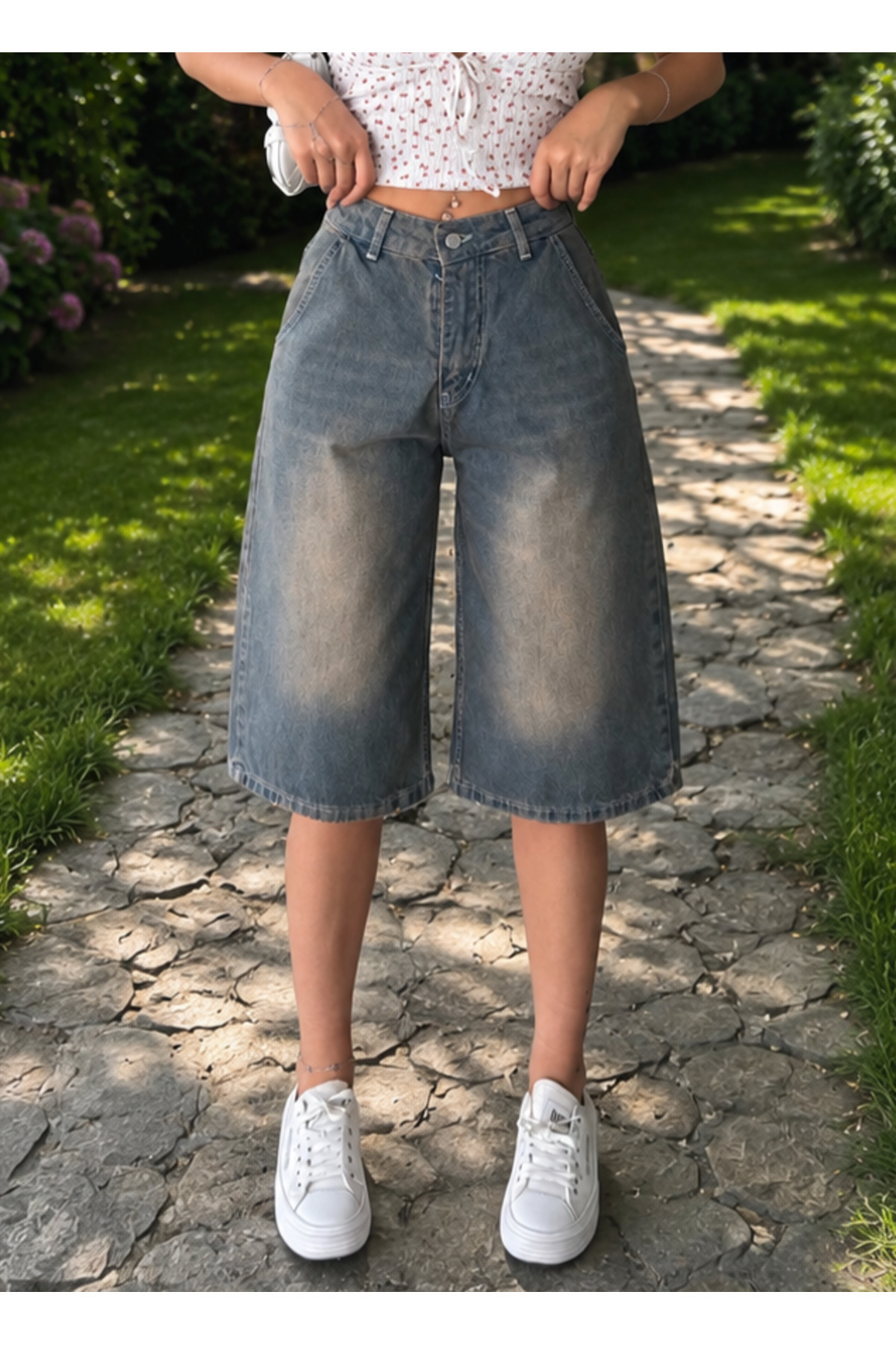 Swet Shop Jeans Ženske Visok struk izbledeli efekat vintage širok kroj široki...
