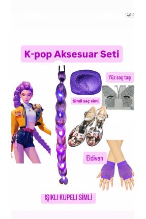 3b kids kpop rumi huntrix iblis avcıları aksesuar ayakkabılı set doğum günü p...