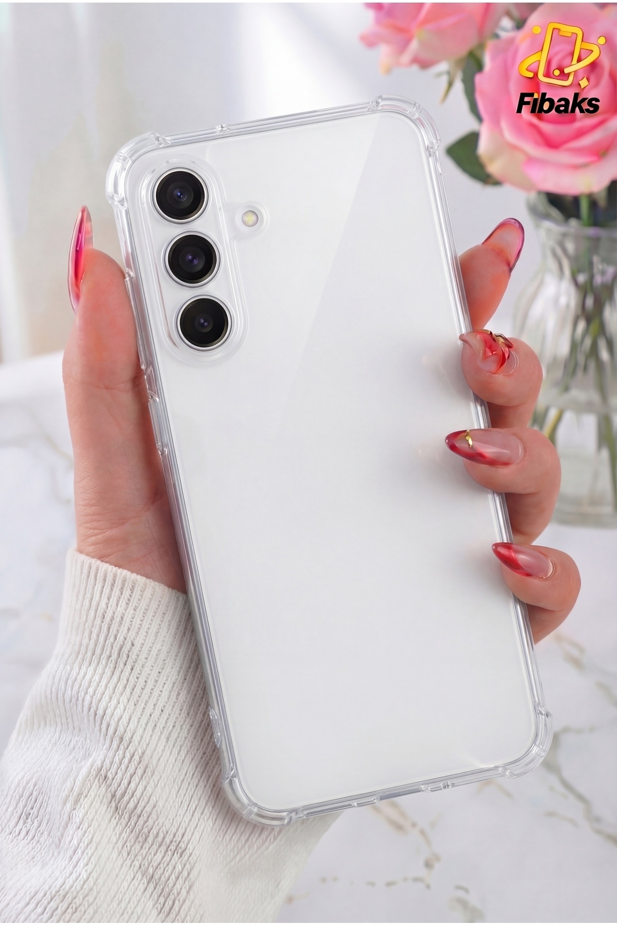 Galaxy A37 Case Antishock Shock Absorbent Flexible Clear Silicone with Corner and Camera Protection