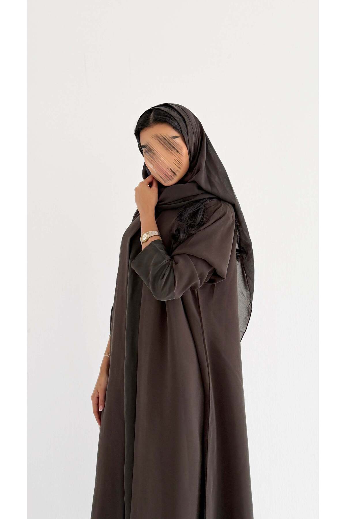mwt5030 قماش كريب ياباني زيتي مع فستان جاكار