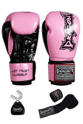 Dragondo Attack Boks Eldiveni Kick Boks Muay Thai Pembe Boks Eldiveni Bandaj ...
