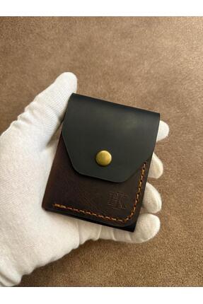 HATKA Leather Craft El Yapımı Hakiki Deri Cüzdan - Pure Fold K2
