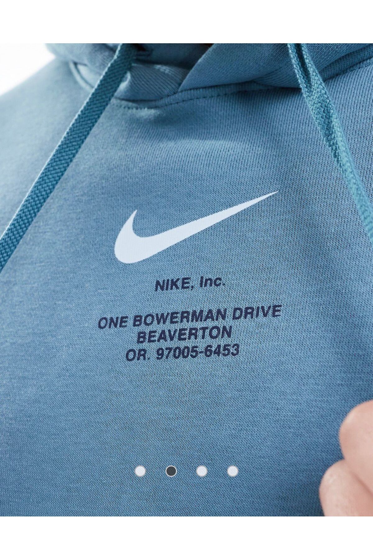 Nike Athletics Pullover Hoodie - Erkek Blue Sweatshirt görsel 2