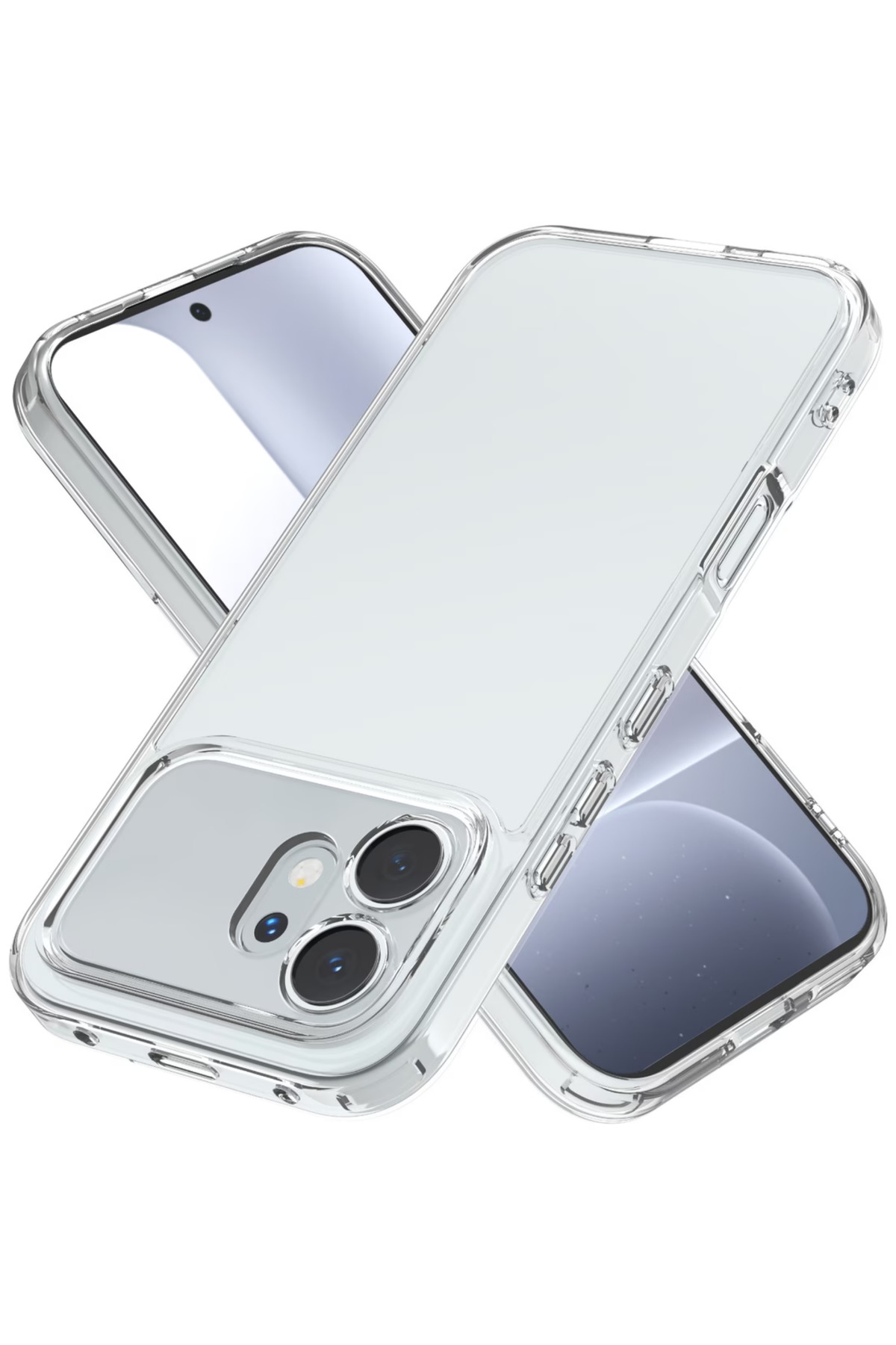 Honor 600 Compatible Case Super Clear Flexible Silicone Cover with 3D Camera Protection