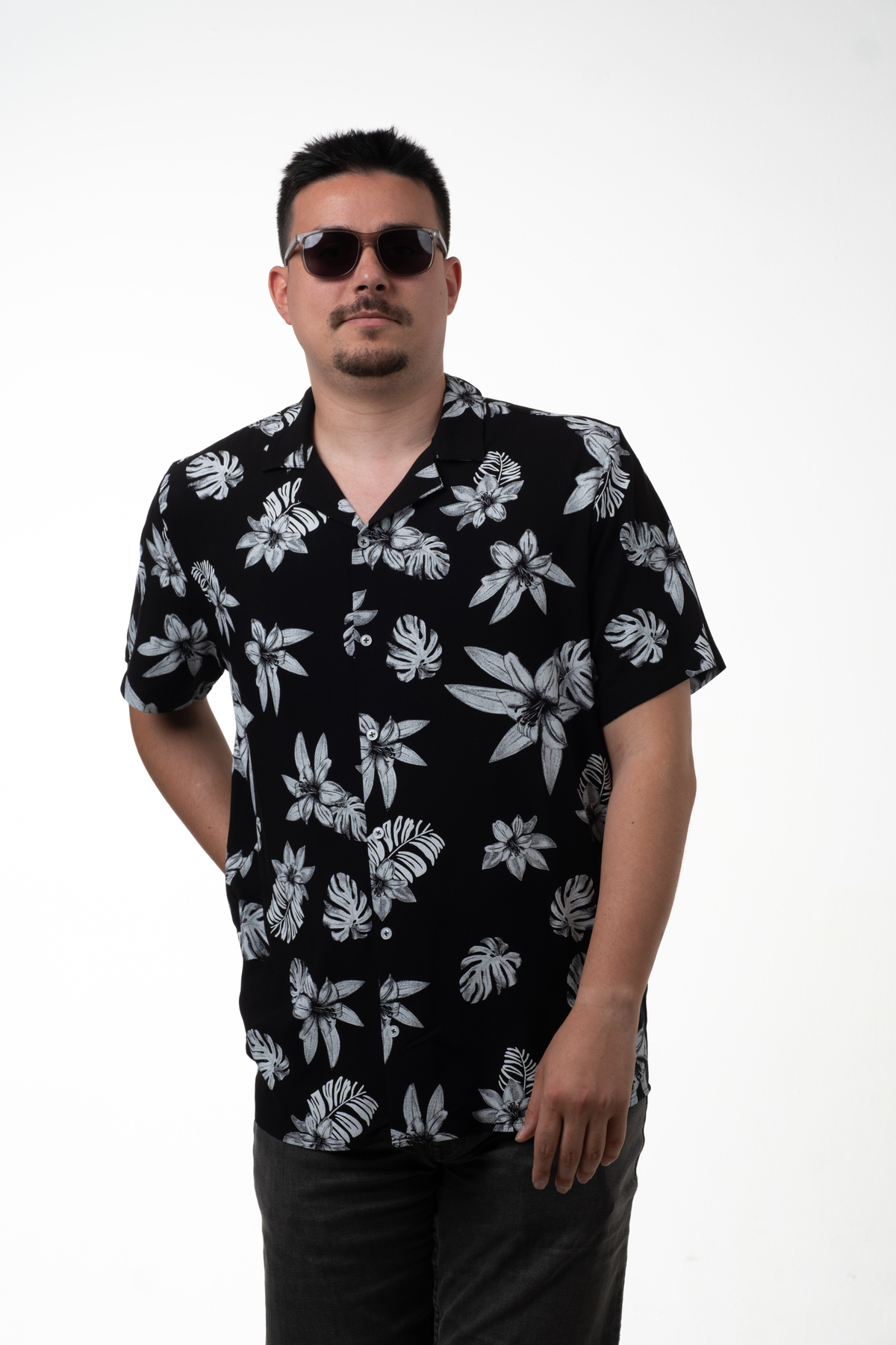 SÖR BÜLEND Erkek Büyük Beden Hawaii Kısa Kollu Yazlık Gömlek görsel 2