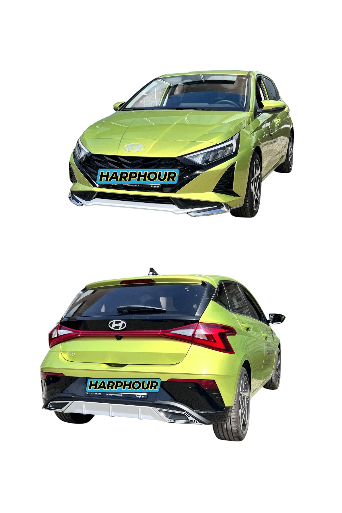 Harphour Hyundai İ20 Ön Arka Tampon Koruma Seti 2025 ve Sonrası