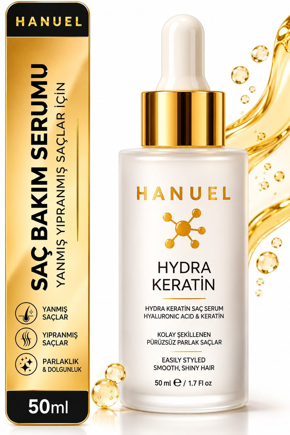 HANUEL HYDRA KERATİN SERUM — HANUEL HYDRA KERATİN SAÇ SERUM