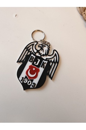 3D Baskı Beşiktaş JK BJK Anahtarlık yeni