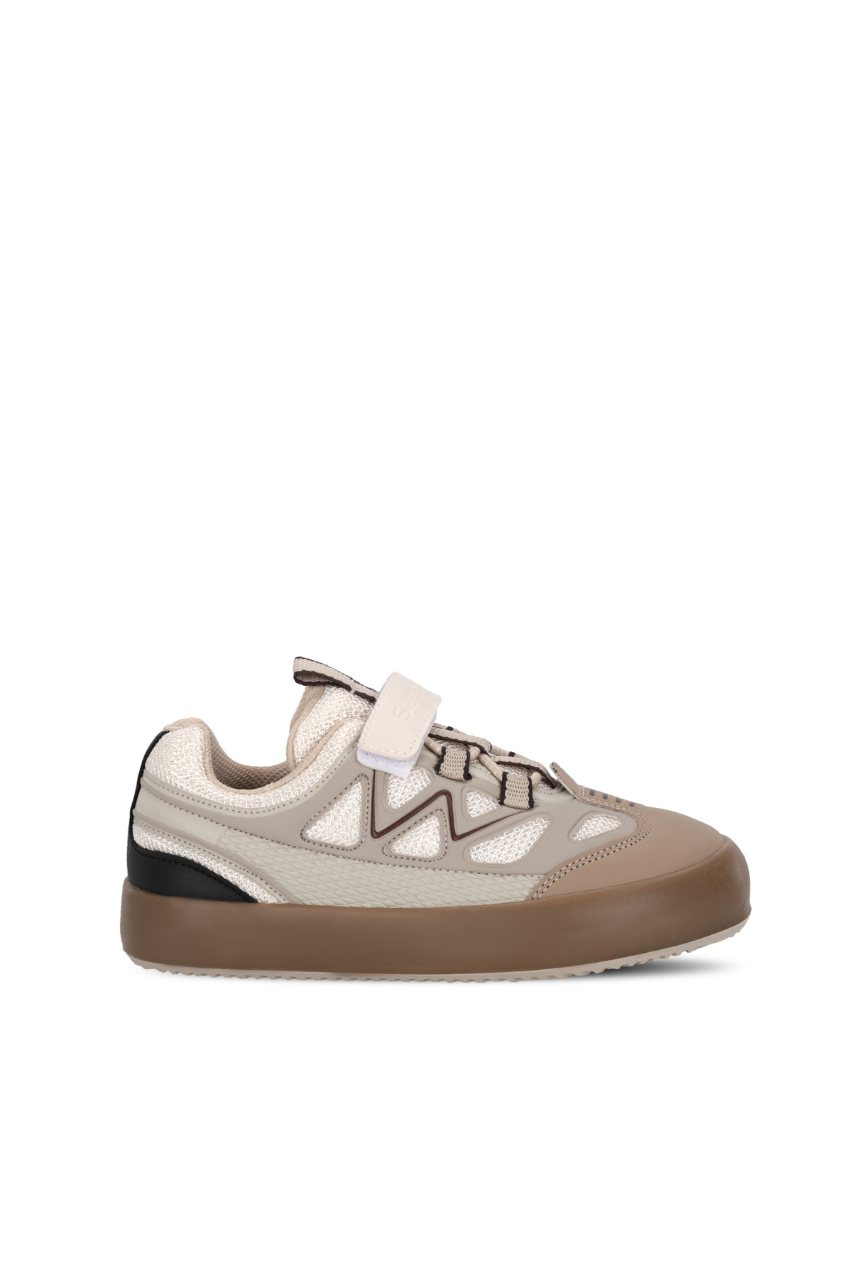 Slazenger KAJU F Unisex Çocuk Cırt Cırtlı Bej / Kahve Günlük Spor