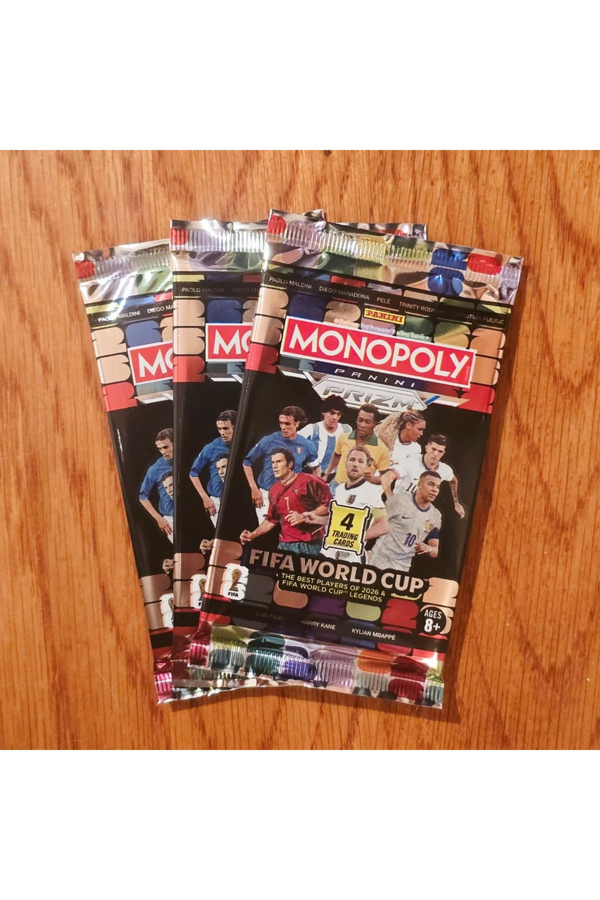 Panini Prizm Monopoly Dünya Kupası x3 adet Lisanslı Oyun Paketi