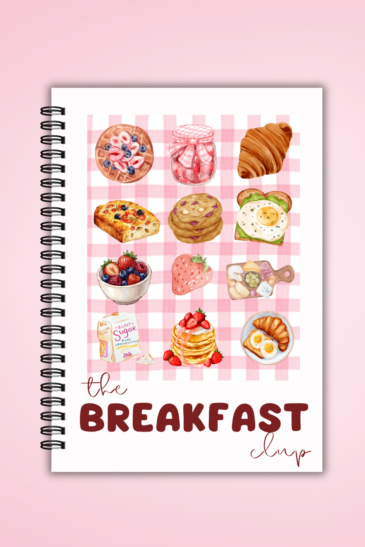 Flowery Paper Tarif defteri Laminasyonlu Koruyucu Kapak 50 yaprak/100 sayfa, Konsept defter, Notepad