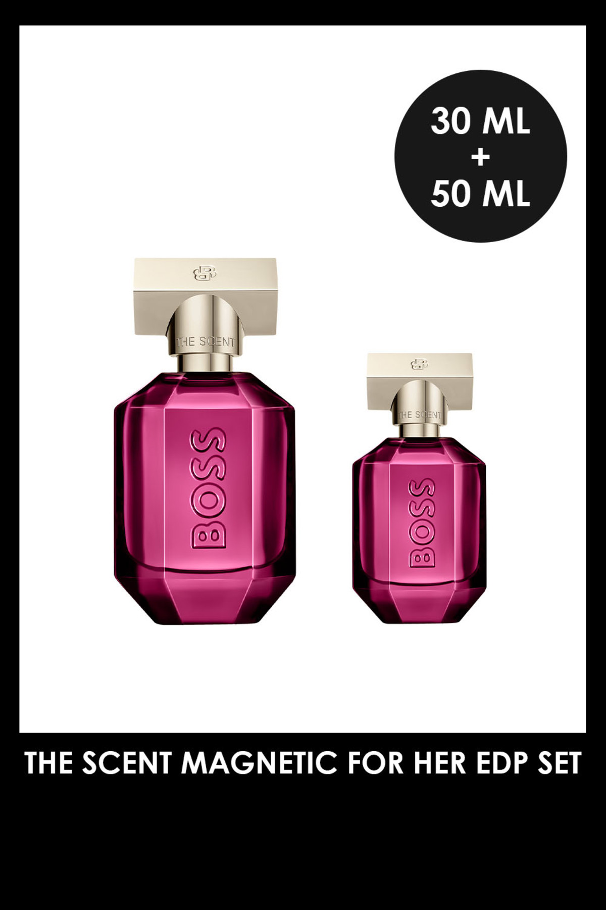 その他 Boss 9TOFLY miniset BOSS The Scent Magnetic for Her EDP 30 ml + 50 ml Kadın Parfüm Set