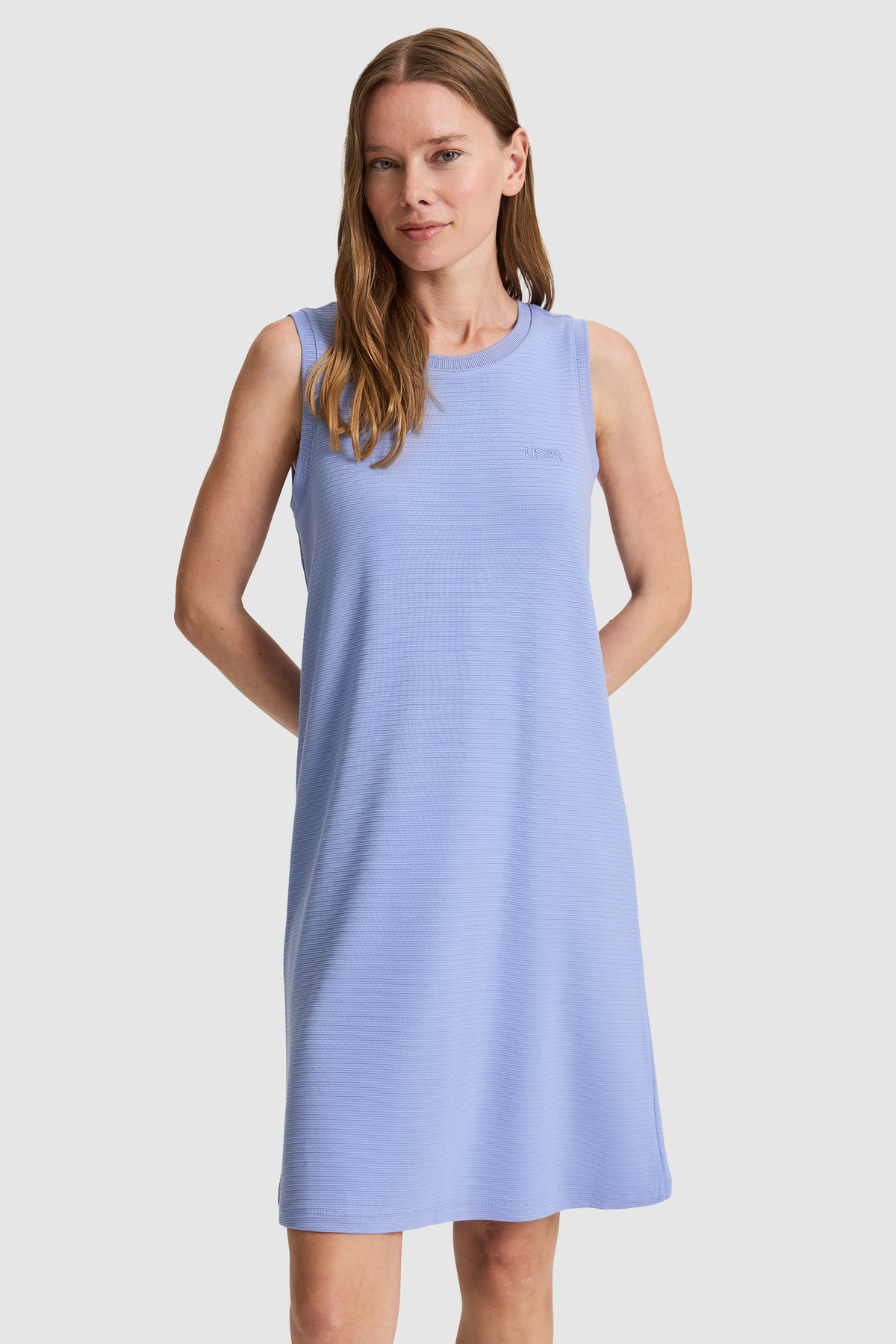U.S. Polo Assn.  Kadın Lavanta Örme Elbise 50323510-VR245 - Görsel 5