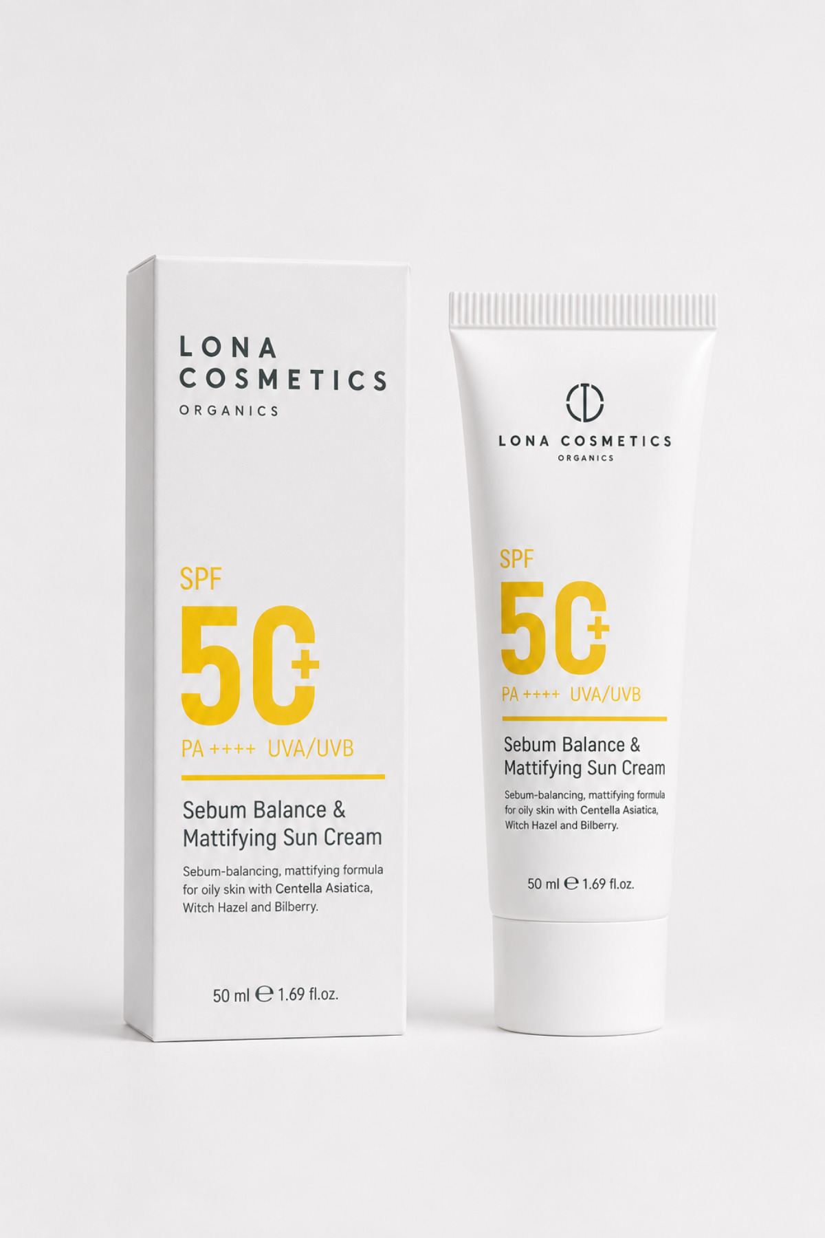 Yağlı ve Karma Ciltler İçin Matlaştırıcı SPF 50 Güneş Kremi 50 ml — LONA-SPF50-MAT-50ML — تصویر 7 از 7